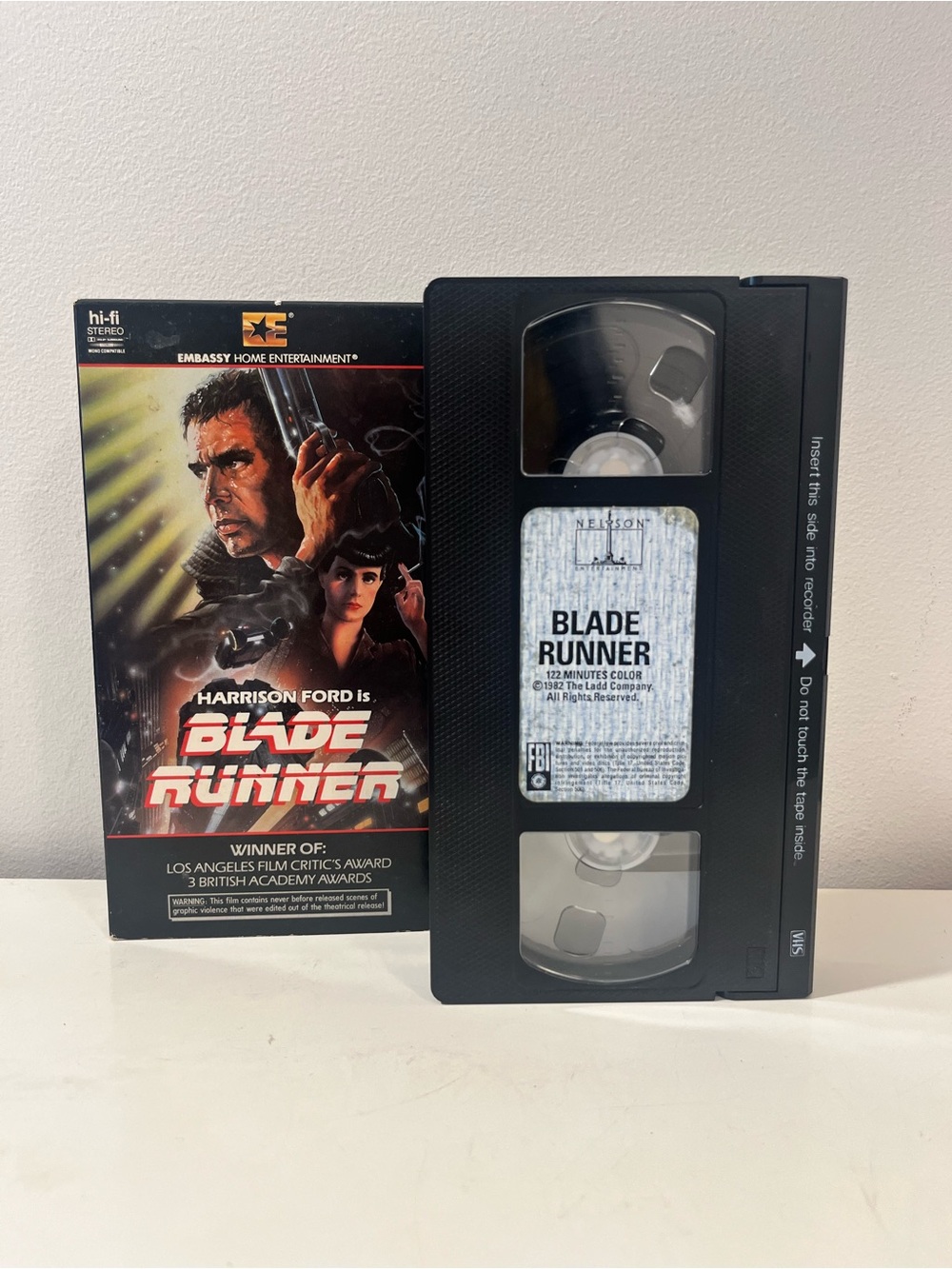 Blade Runner VHS Tape with Cover
